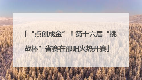 “点创成金”！第十六届“挑战杯”省赛在邵阳火热开赛