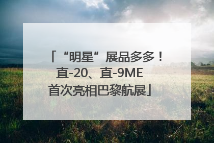 “明星”展品多多！直-20、直-9ME首次亮相巴黎航展