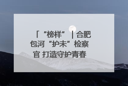 “榜样”｜合肥包河“护未”检察官 打造守护青春成长的永恒灯塔