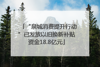 “泉城消费提升行动”已发放以旧换新补贴资金18.8亿元
