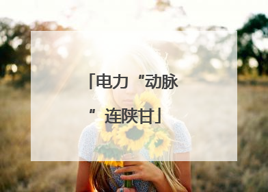 电力“动脉”连陕甘