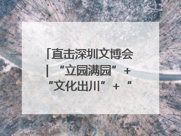 直击深圳文博会｜“立园满园”+“文化出川”+“科技赋能”，成都传媒发布三大文创领域合作清单