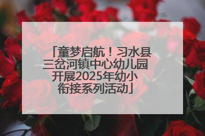 童梦启航！习水县三岔河镇中心幼儿园开展2025年幼小衔接系列活动