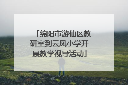 绵阳市游仙区教研室到云凤小学开展教学视导活动