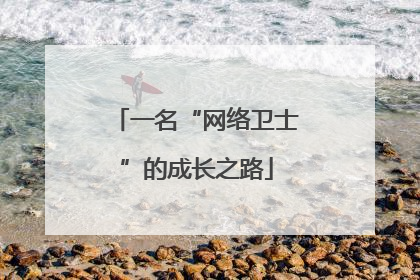 一名“网络卫士”的成长之路