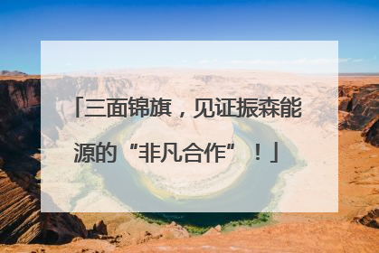 三面锦旗，见证振森能源的“非凡合作”！
