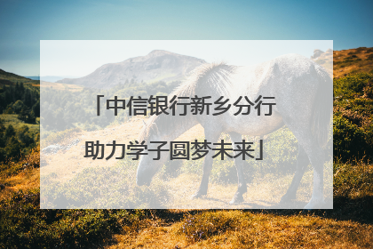 中信银行新乡分行助力学子圆梦未来