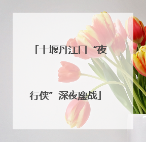 十堰丹江口“夜行侠”深夜鏖战