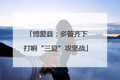 博爱县：多管齐下 打响“三夏”攻坚战