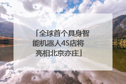 全球首个具身智能机器人4S店将亮相北京亦庄