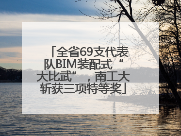 全省69支代表队BIM装配式“大比武”，南工大斩获三项特等奖