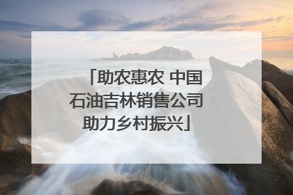 助农惠农 中国石油吉林销售公司助力乡村振兴
