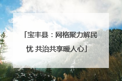 宝丰县：网格聚力解民忧 共治共享暖人心