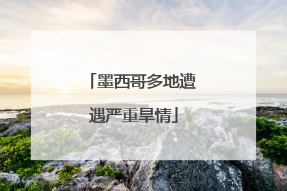 墨西哥多地遭遇严重旱情