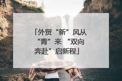 外贸“新”风从“青”来 “双向奔赴”启新程