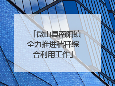微山县南阳镇全力推进秸秆综合利用工作