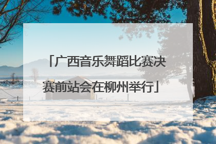 广西音乐舞蹈比赛决赛前站会在柳州举行