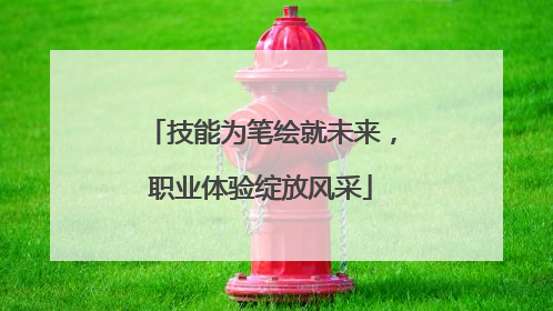 技能为笔绘就未来，职业体验绽放风采