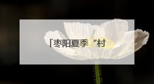 枣阳夏季“村晚”开幕 皇桃飘香汉韵浓