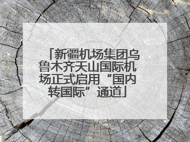 新疆机场集团乌鲁木齐天山国际机场正式启用“国内转国际”通道