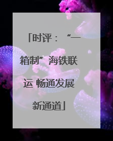 时评：“一箱制”海铁联运 畅通发展新通道