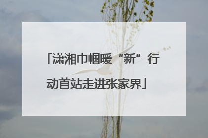 潇湘巾帼暖“新”行动首站走进张家界