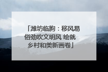 潍坊临朐：移风易俗劲吹文明风 绘就乡村和美新画卷