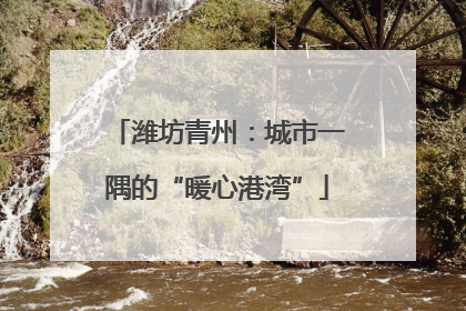 潍坊青州：城市一隅的“暖心港湾”