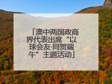 澳中两国政商界代表出席“以球会友·同贺端午”主题活动