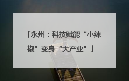 永州：科技赋能“小辣椒”变身“大产业”