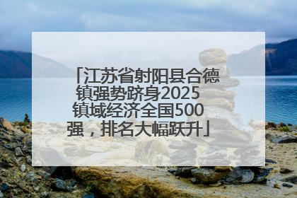 江苏省射阳县合德镇强势跻身2025镇域经济全国500强，排名大幅跃升