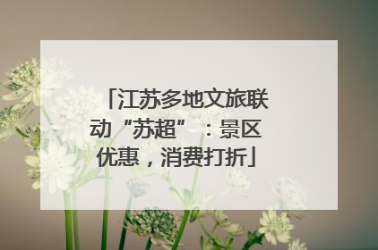 江苏多地文旅联动“苏超”：景区优惠，消费打折