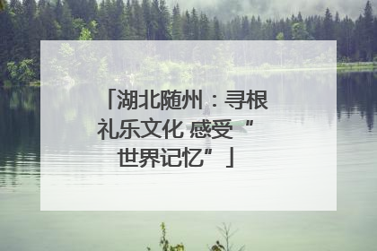湖北随州：寻根礼乐文化 感受“世界记忆”