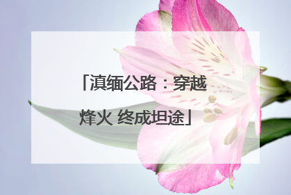 滇缅公路：穿越烽火 终成坦途