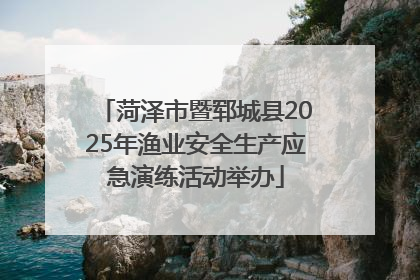 菏泽市暨郓城县2025年渔业安全生产应急演练活动举办