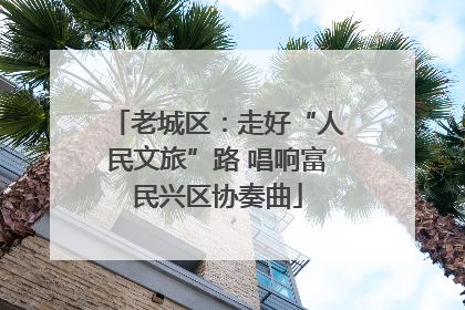 老城区：走好“人民文旅”路 唱响富民兴区协奏曲
