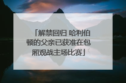 解禁回归 哈利伯顿的父亲已获准在包厢观战主场比赛