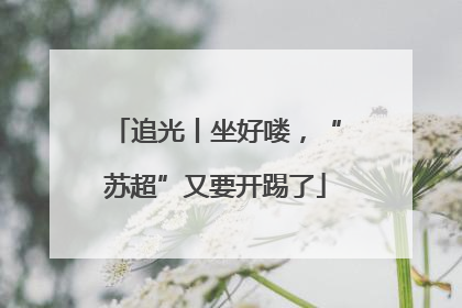 追光丨坐好喽，“苏超”又要开踢了