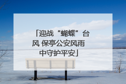 迎战“蝴蝶”台风 保亭公安风雨中守护平安