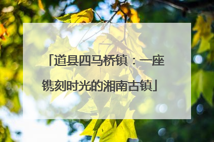 道县四马桥镇：一座镌刻时光的湘南古镇