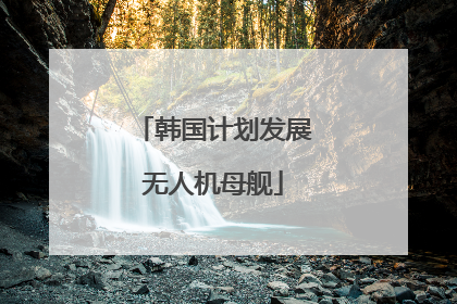 韩国计划发展无人机母舰