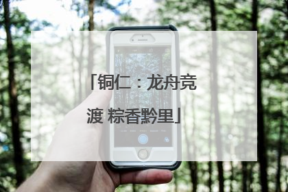 铜仁：龙舟竞渡 粽香黔里