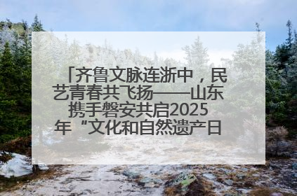 齐鲁文脉连浙中，民艺青春共飞扬——山东携手磐安共启2025年“文化和自然遗产日”系列活动