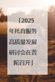 2025年托育服务高质量发展研讨会在普陀召开