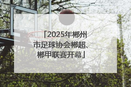 2025年郴州市足球协会郴超、郴甲联赛开幕