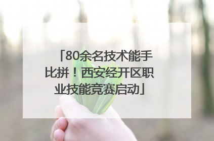 80余名技术能手比拼！西安经开区职业技能竞赛启动